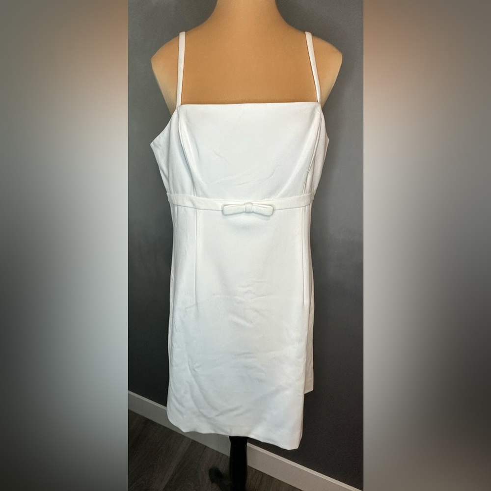 French Connection Whisper Ruth Bow Mini Dress